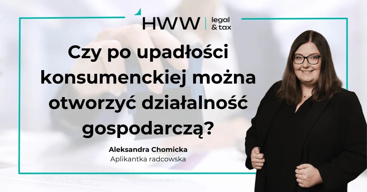 Czy po upadłości konsumenckiej można otworzyć działalność gospodarczą? Czy po upadłości konsumenckiej można otworzyć działalność gospodarczą?